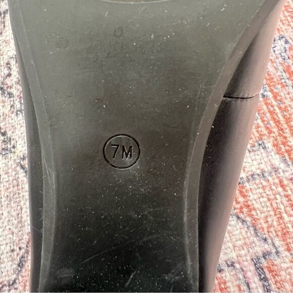 Calvin Klein Madeline Pump Shoes Womens Size 7 Black Faux Leather Block Heel - Picture 12 of 12